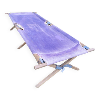 Original purple army camp bed