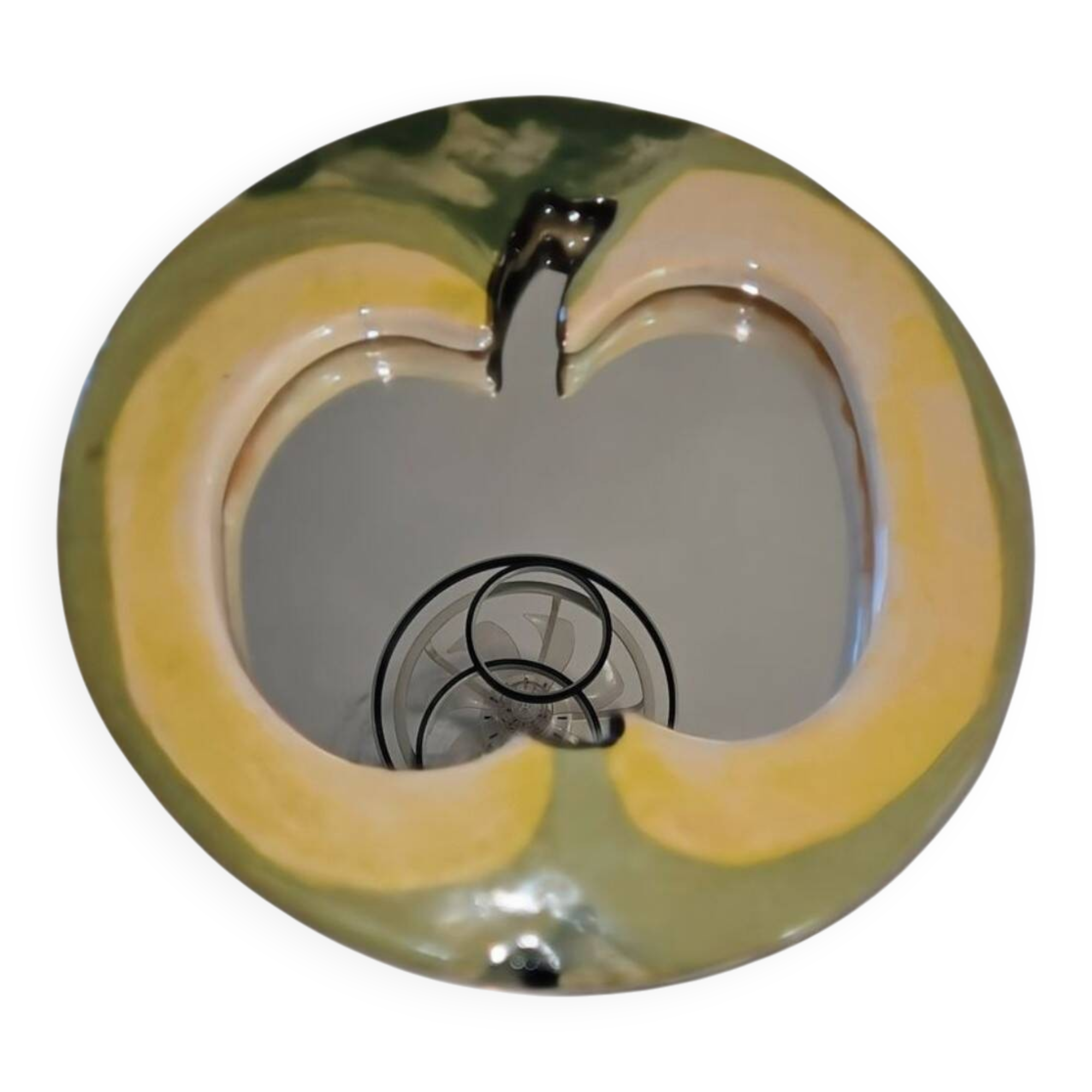 Ceramic apple mirror, 1970