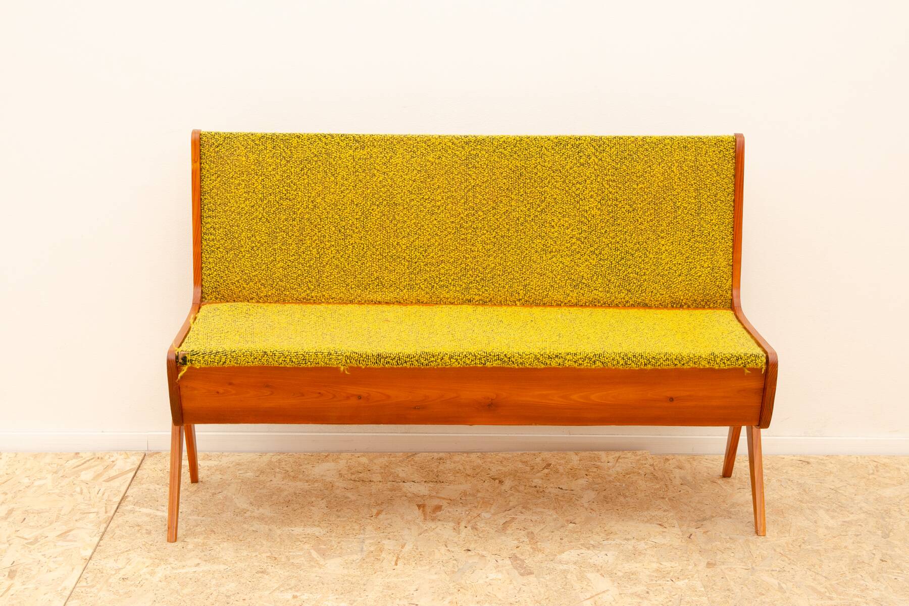 Small mid-century bench, 1960s, Czechoslovakia