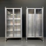 2 vitrines médicales italiennes vintage de profa - padoue