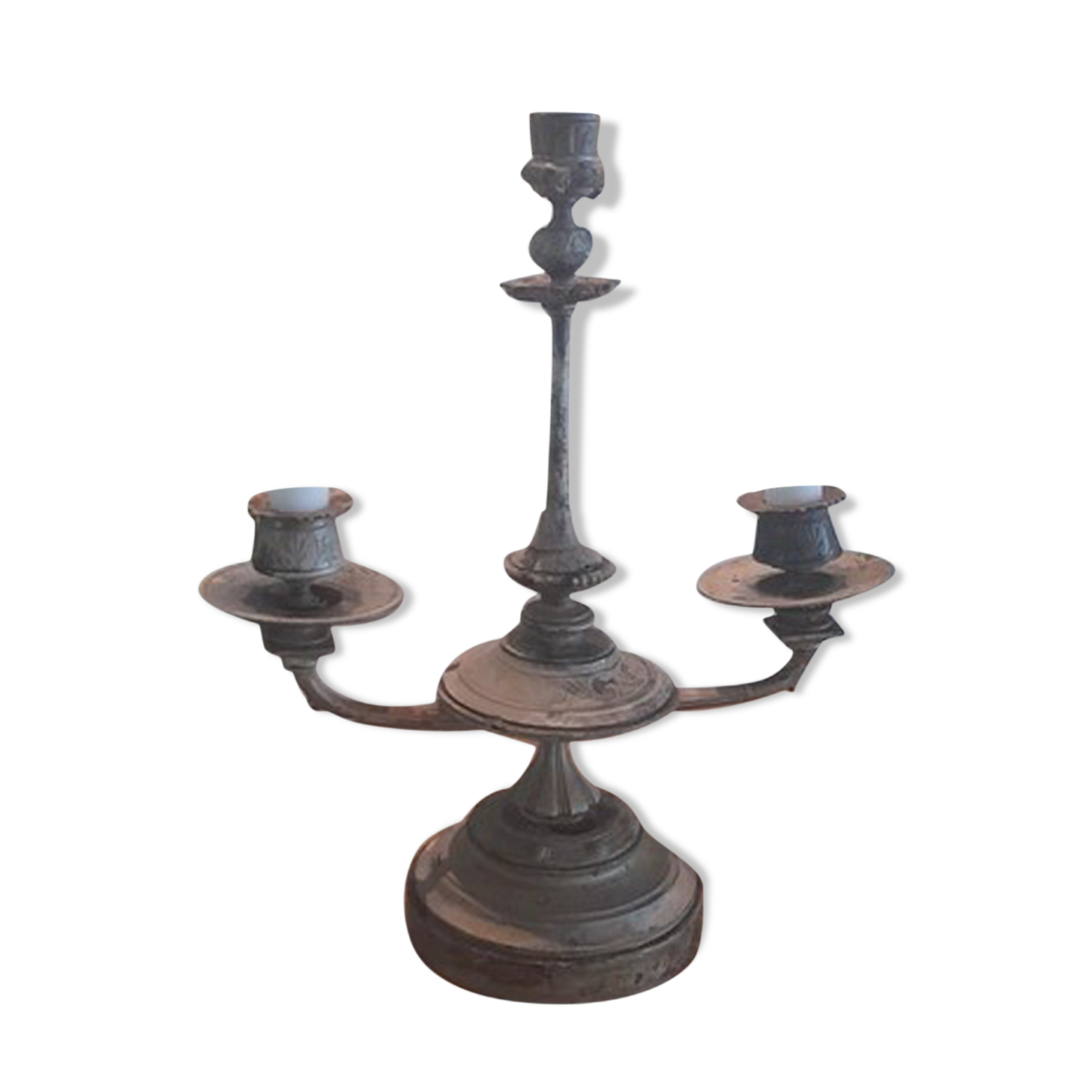 Bougeoir 3 Branches Style Européen - Métal Doré Ou Argenté - Décoration Mariage, Cheminée, Table - Hauteur 25cm - 2