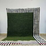 Handmade wool rug handwoven size 150 x 250 cm