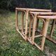3 nesting rattan tables