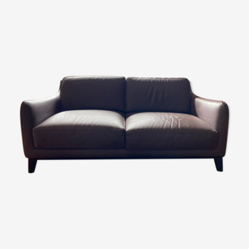 Roche Bobois Brisbane leather sofa