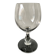 Old crystal stemmed glass vase
