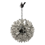 Murano Glass Flower Chandeliers by Paolo Venini for Veart, 1960s