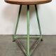 Green Industrial Workshop Stool, 1960s