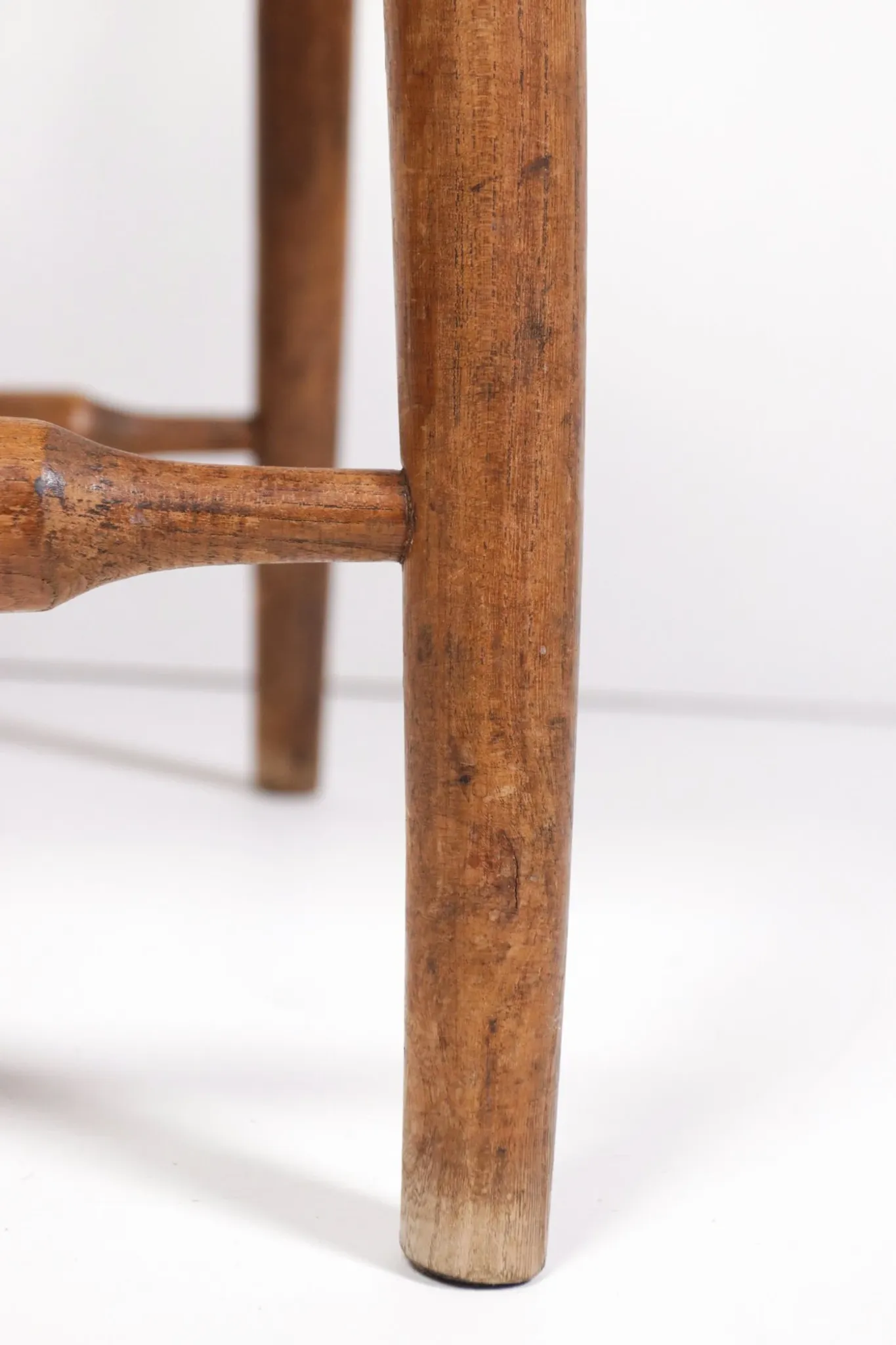 Brutalist oak fireside chair – wabi sabi armchair
