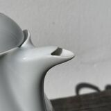Plain white porcelain teapot