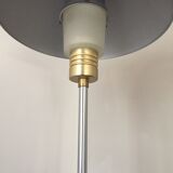 Mushroom lamp 70s glass and metal