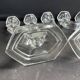 Pair of crystal candlesticks – Bernard Schott – Hellert (Moselle)