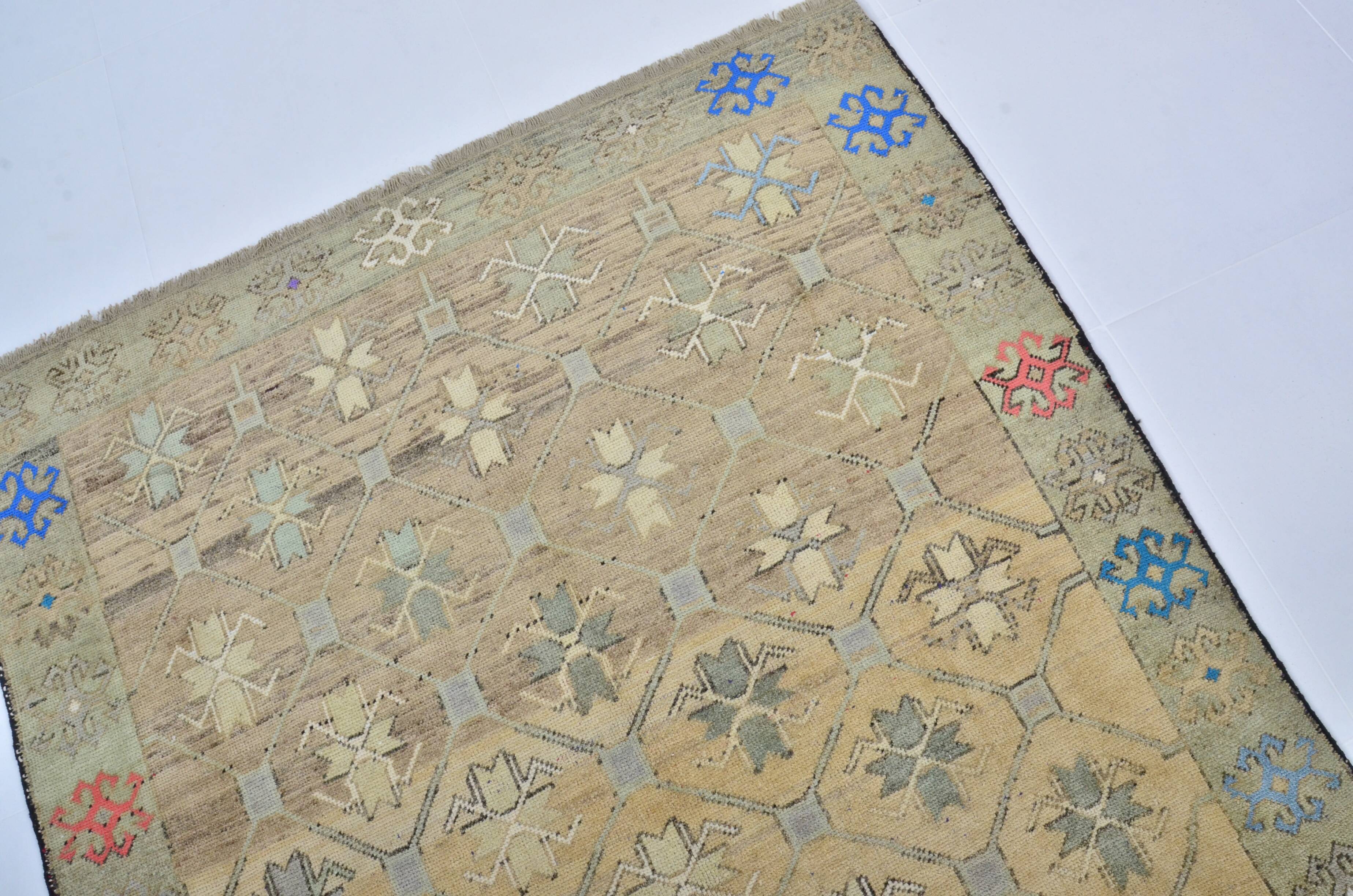 Oushak Turkish Vintage Rug sku 3297