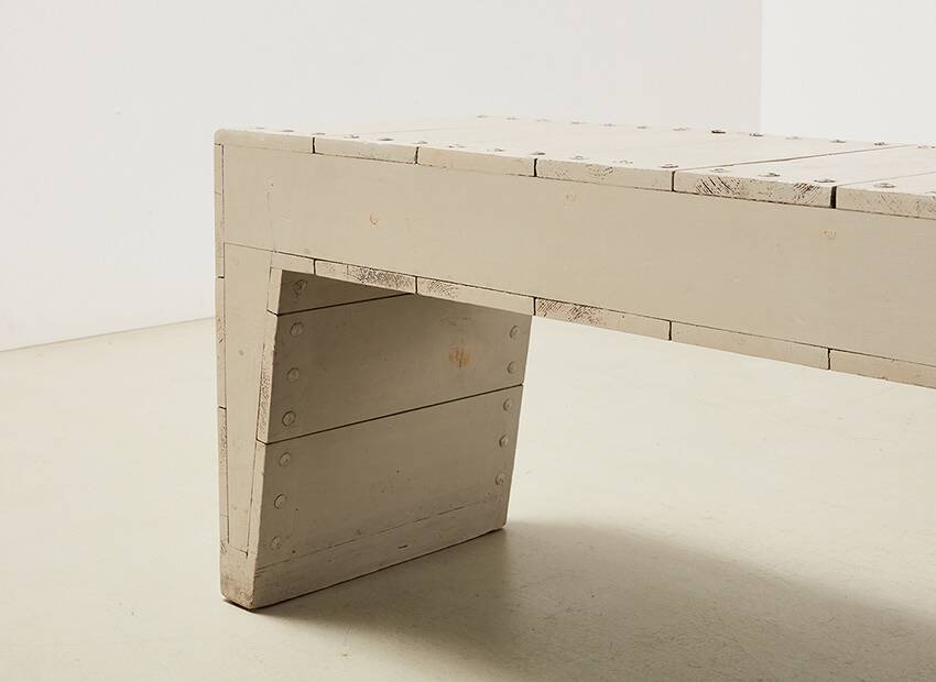Dom Hans van der Laan Bossche School Bench Netherlands 1966