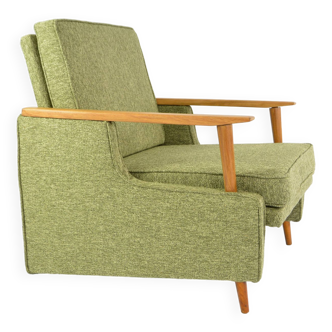 Fauteuil carré géométrique vert