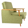 Fauteuil carré géométrique vert