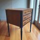 Commode Louis XV vintage – Marqueterie bois de cerisier