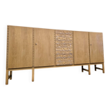 XL vintage mid-height wardrobe with brutalist accents