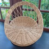 Fauteuil rotin enfant