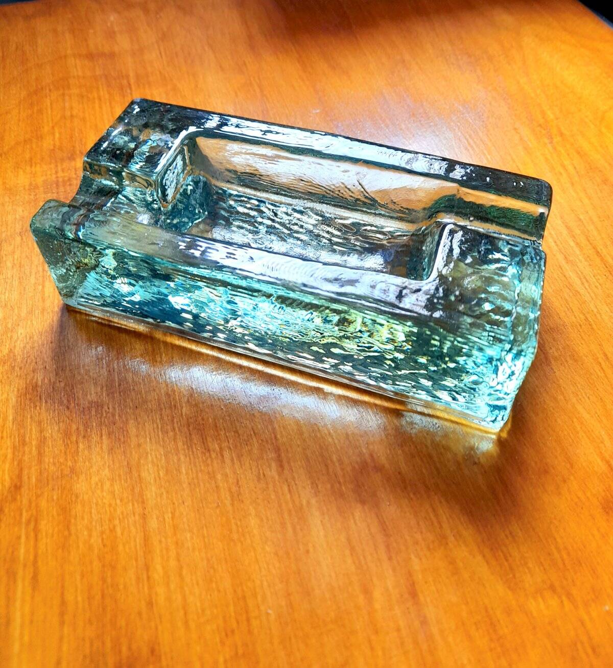 Art Deco glass ashtray