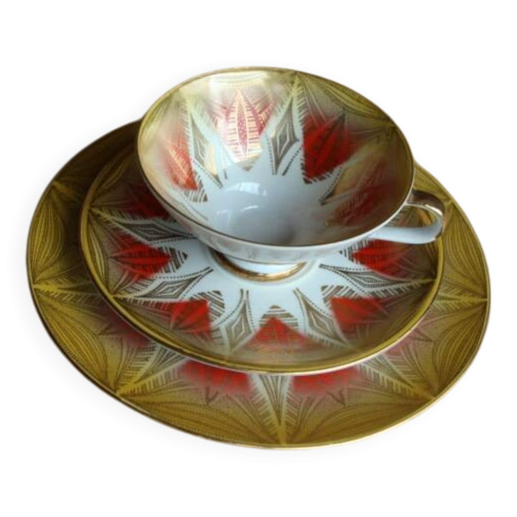 Bavaria Art Deco cup and saucers