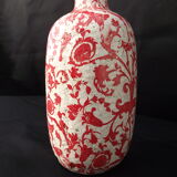 Glazed terracotta vase