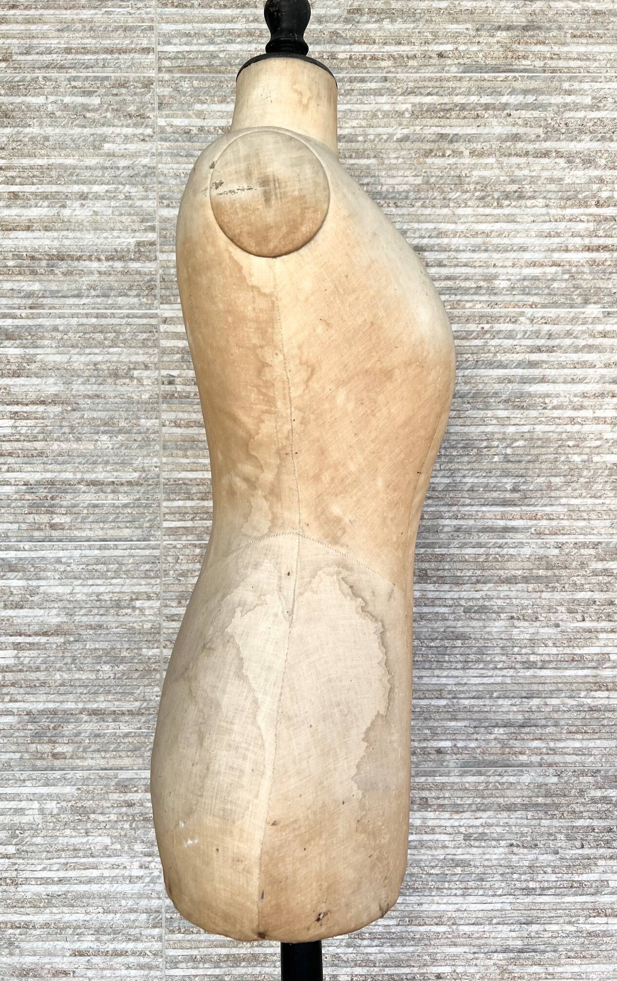 Mannequin de couture Napoléon III, buste de femme