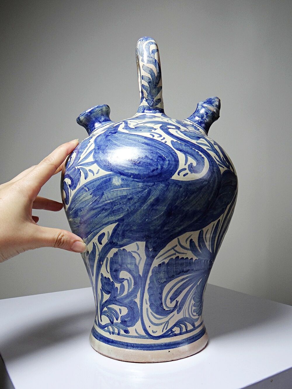 Large Spanish majolica jug Domingo Punter 1952