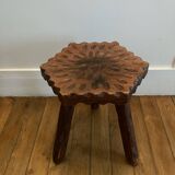 Brutalist tripod stool