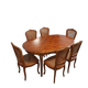 Table style Louis XV extensible + 6 chaises