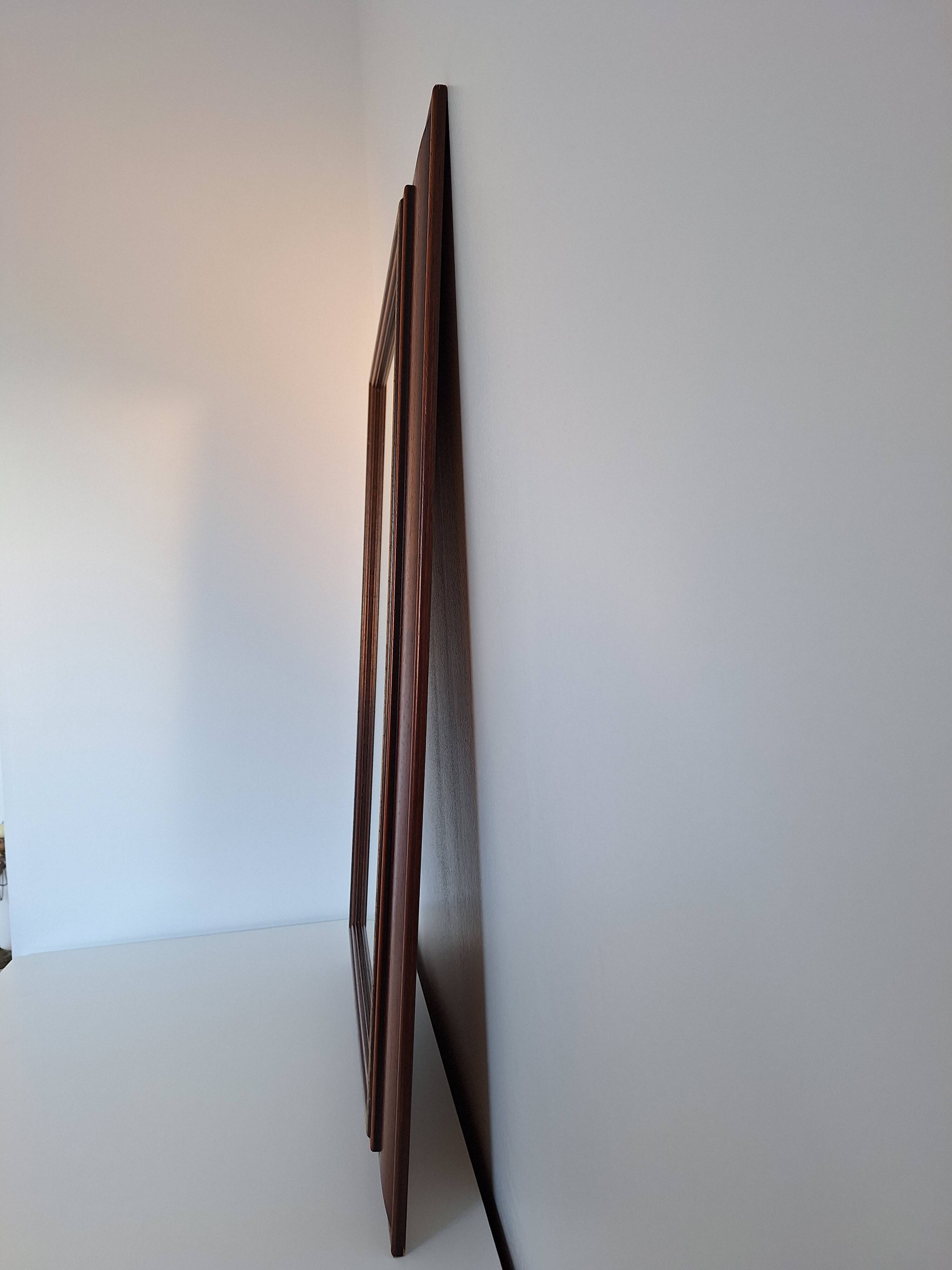 Vintage wooden mirror