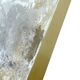 Large Vintage Murano Glass Brass Wall Lamp