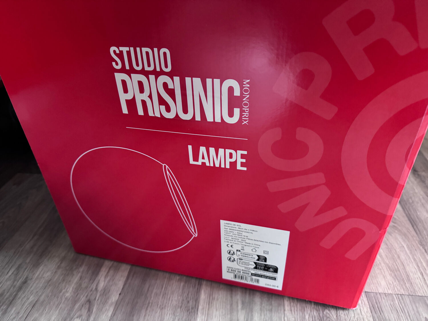 New sun lamp Prisunic X Monoprix assigned to Marc Held.