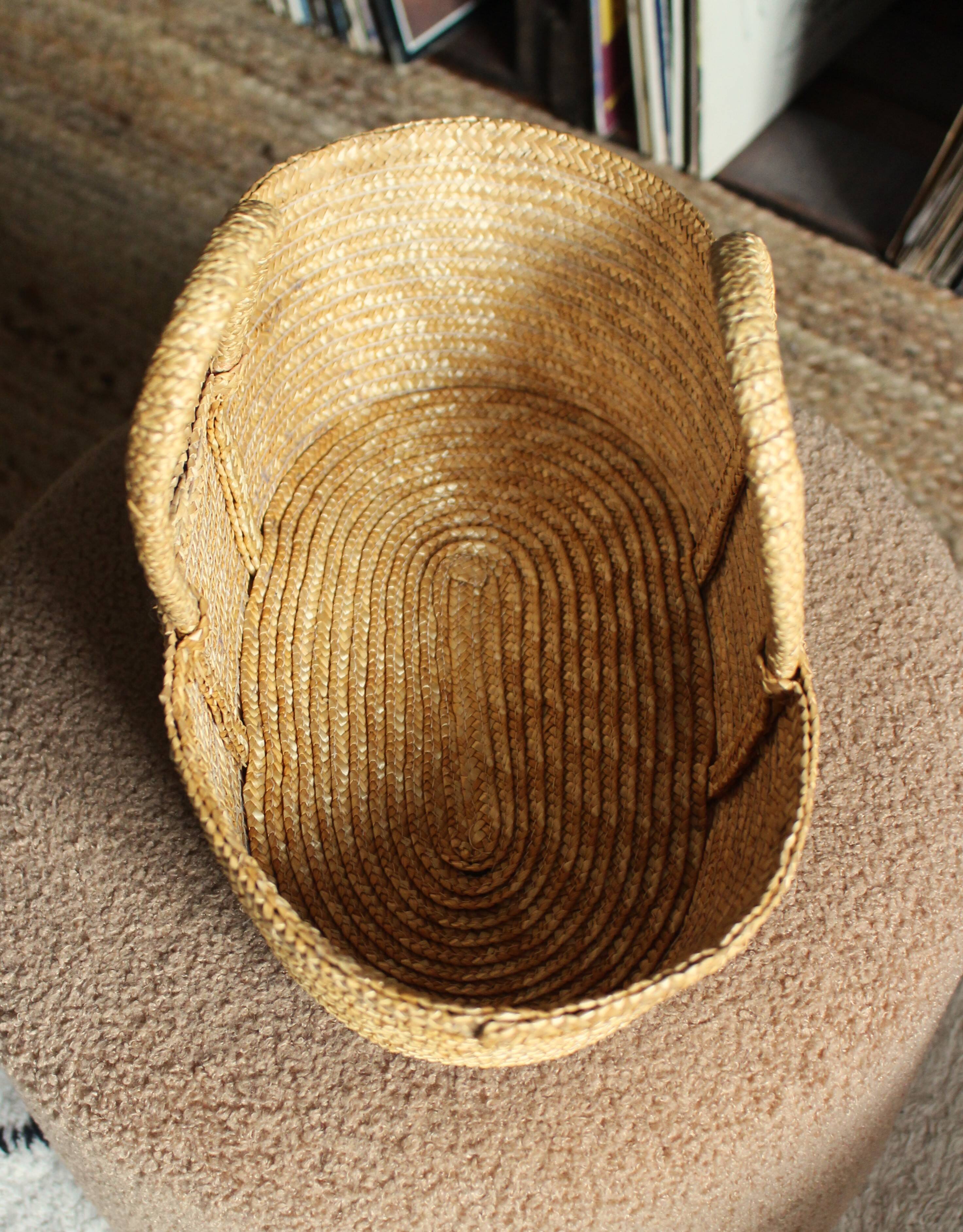 Vintage wicker basket