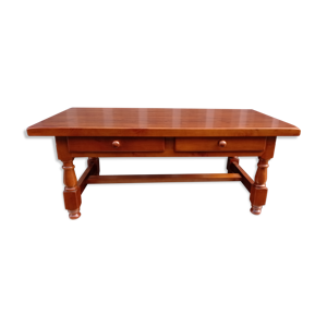 Table basse merisier