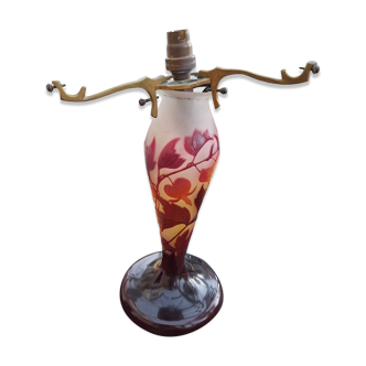 Mushroom lamp base Emile Gallé