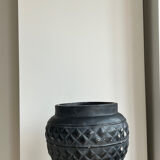 Terracotta pot vase