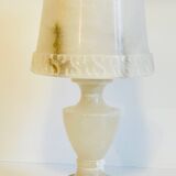 70s natural alabaster lamp