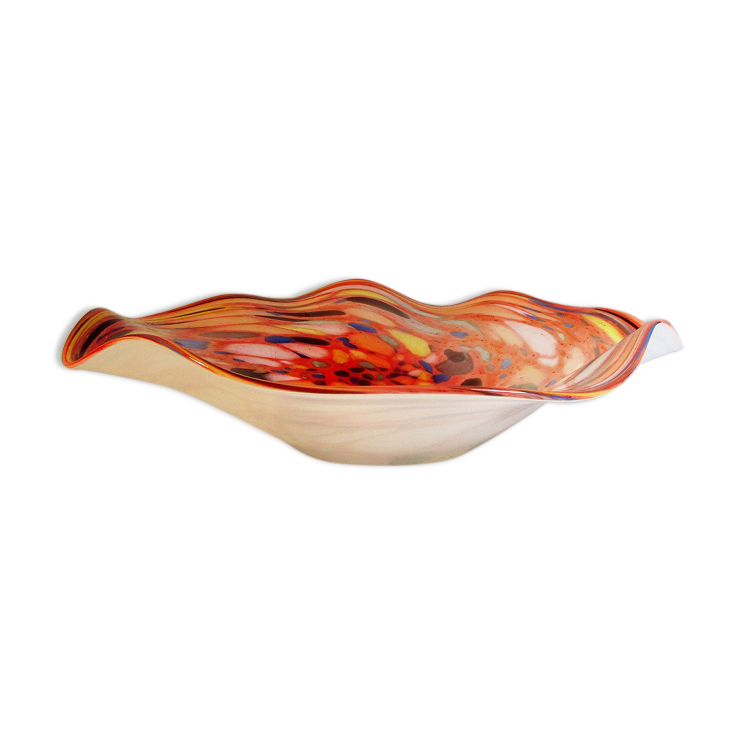 Colorful opaline bowl
