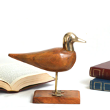 Brass and rosewood bird