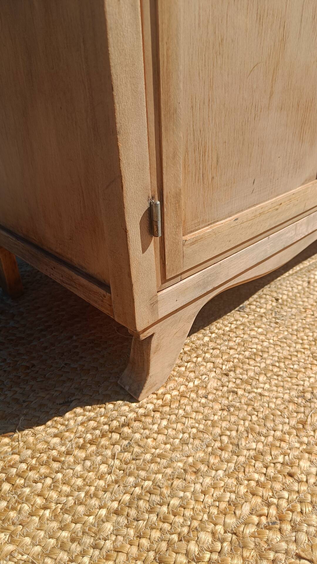 Handcrafted asymmetrical wooden furniture