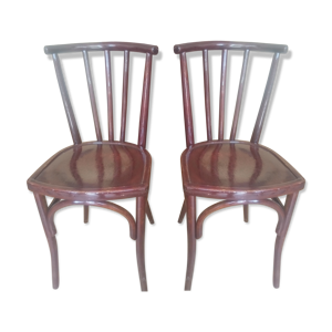 Paire de chaises bistrot