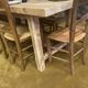 Farmhouse table bois brut