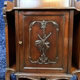 mahogany ceremonial furniture from the Napoleon III period circa 1880