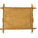Wooden mirror Bamboo frame