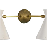 Wall lamp cocotte double white