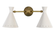 Wall lamp cocotte double white