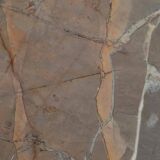 Sculptural Italian coffee tables in Breccia marble, 1970.