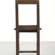 Chaise antique lorraine du XVIIIe siècle en chêne