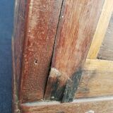 Coffre en bois fin 18 ème siècle