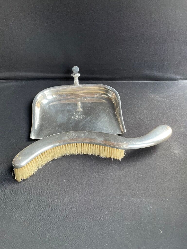 Christofle silver metal garbage